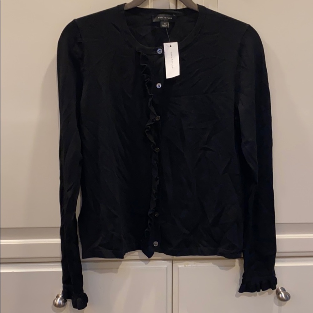 Ann Taylor - Ruffled Edged Cardigan